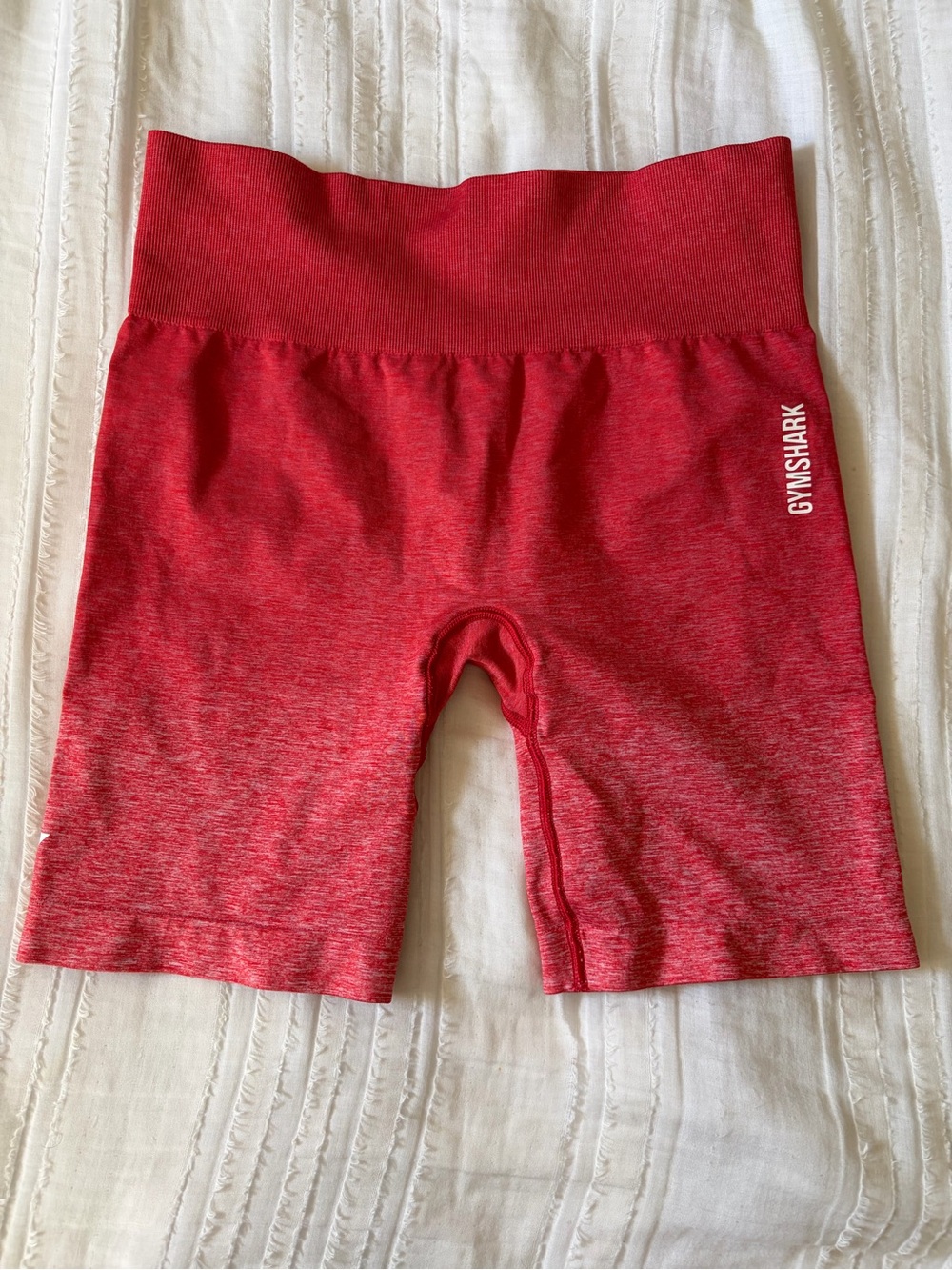Gymshark Red Seamless Bike Shorts